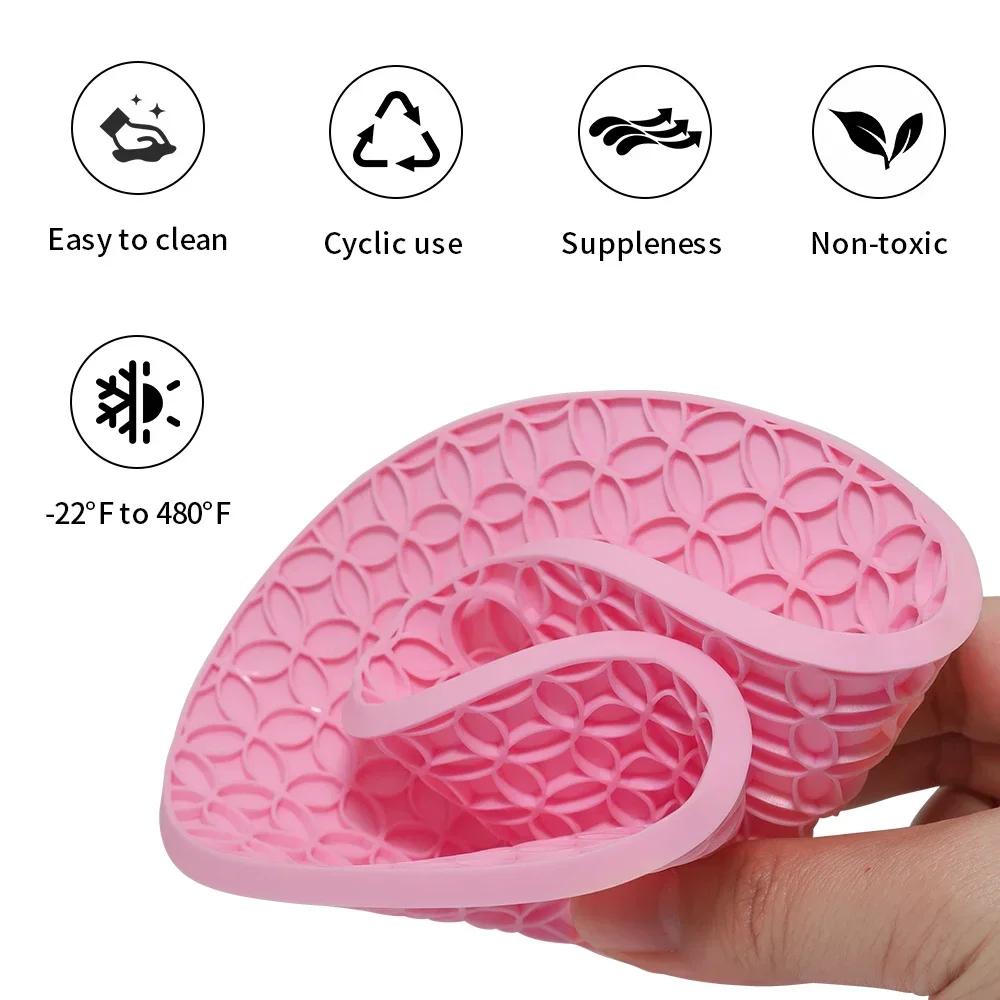 3 5 10 Stück Silikon-Untersetzer Set Hitzebeständig Rutschfest Getränkebecher-Matten Küchen-Esstisch-Schutz Topfhalter Mehrzweck-Pads