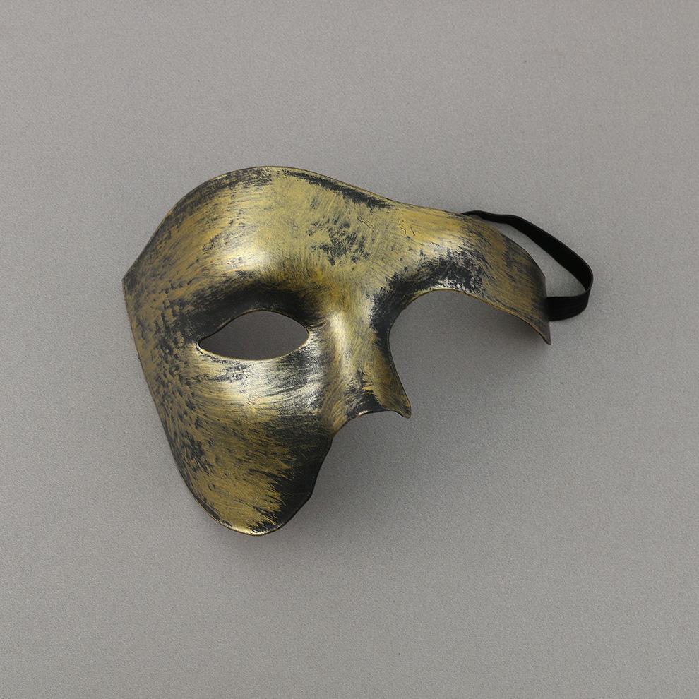 

Хэллоуин Маскарад Пластиковая Маска Косплей Реквизит Взрослый Европейский Ретро Красивый Мужской Маска на Половину Лица Type 3