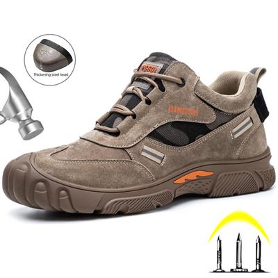 Sicherheitsschuhe mit Stahlkappe für Herren, rutschfest, für Herren, Schutzschuhe, unzerstörbare Schuhe, pannensichere Sicherheitsstiefel