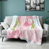 1PC Demon Slayer Patterned Flannel Blanket Suitable For All Seasons For Home Decor Warmth And Comfort Gifts Holiday Present