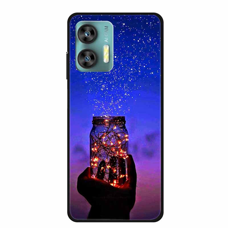 Pro Oukitel C36 C35 Pouzdro Luxusní TPU Měkké Silikonové Pouzdra na Telefon Zadní Kryt pro Oukitel C35 OukitelC36 Nárazuvzdorné Květiny Fundas