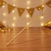 Golden Sorcery Sorcerer's Rod Ornate Star StarTopped Sparkling Costume Prop for