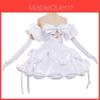 Costume Cosplay Stage Alieno Con Vestito Bianco Smanicato a Palloncino Per Fan di Anime