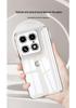 Motorola RazrFold Magnetic Electroplated Phone Case with Stand - Transparent, Foldable, Protective Cover