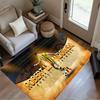 Man City Player Action Floor Rug Office Rug Design for Game Room Study room Entryway Decorate room Antislip Carpet Office home decor