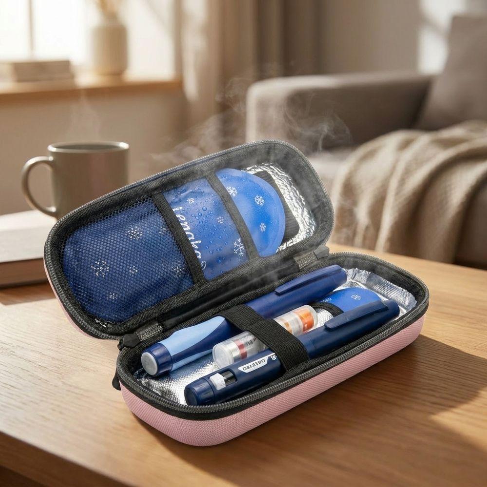 Thermal Insulated Insulin Cooling Storage Case Waterproof Insulin Cooler Travel Case  Pill Storage