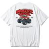 Seupeullaesikodeu White Short Sleeve T-Shirt - Monster Truck