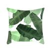 New Nap Pillow Green Leaves Sofa Plush Pillow Case Home Summer Cushion