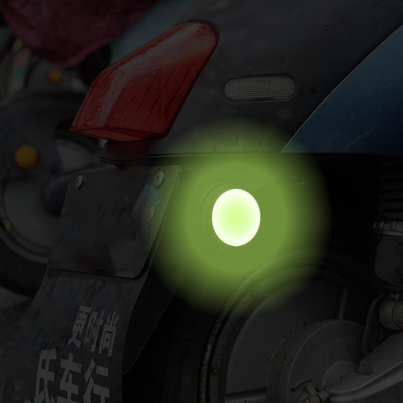 8010PCS Car Helmet Safety Warning Reflective Stickers Night Safety Driving Warning Stickers Universal Luminous for Night Riding