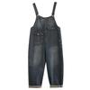 Women Elastic Long Pants  Spring Denim Overalls Loose Casual Trousers Plus Size Basic Jeans