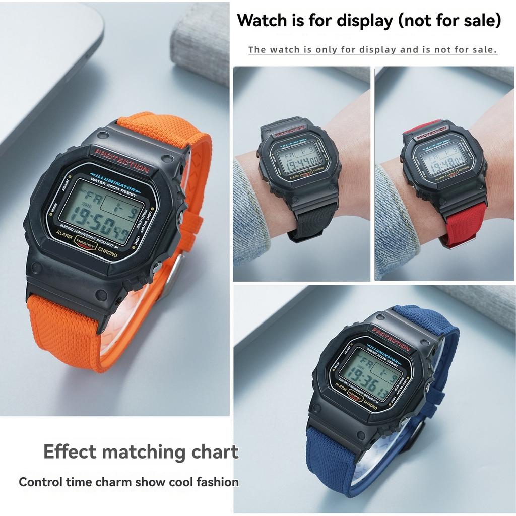 For G-SHOCK Casio DW5600 GW-B5600 GM5600 GA2100 GW-M5610 DW-5600 fluororubber Watch Strap Men Women FKM band Watch Chain