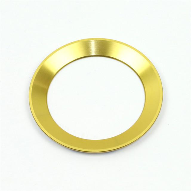 

Декоративная наклейка на рулевое колесо автомобиля для SKODA, наклейка с логотипом автомобиля Octavia Kodiak Fabia Kommick для кольца из алюминиевого сплава, наклейка China золотой