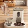 2 In 1 Cat Food Dispenser Water and Food Integrated Fully Automatic Cat Food Feeding and Water Dispenser Cute Water Dispenser