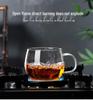 Double-Layer Heat-Resistant Glass Tea Cup with Handle for Kung Fu Tea