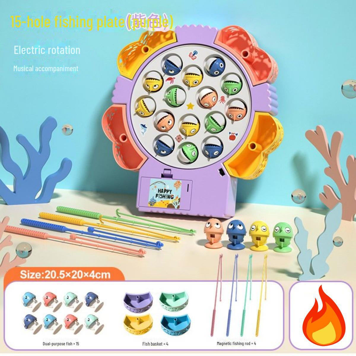 

Электрическая игрушка для рыбалки для раннего образования от 1 до 3 лет: Подарок для развития интеллекта у мальчиков и девочек