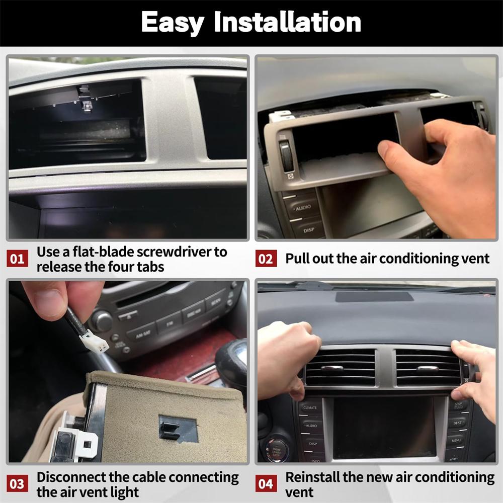 Instrument Panel AC Heater Air Vent 55670-53010 For Lexus IS250 IS350 2006-2009