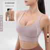 Women S High Impact Fixed Cup Sports Bra For Running Fitness Yoga Summer
