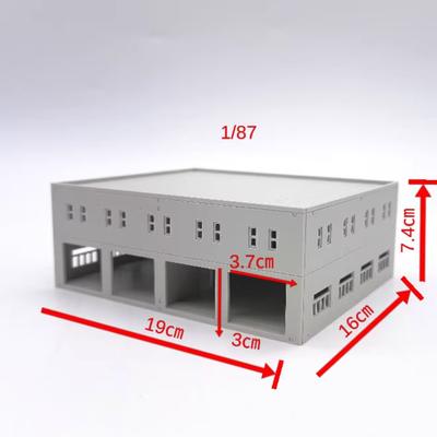 1:87 HO Garage Scene Model