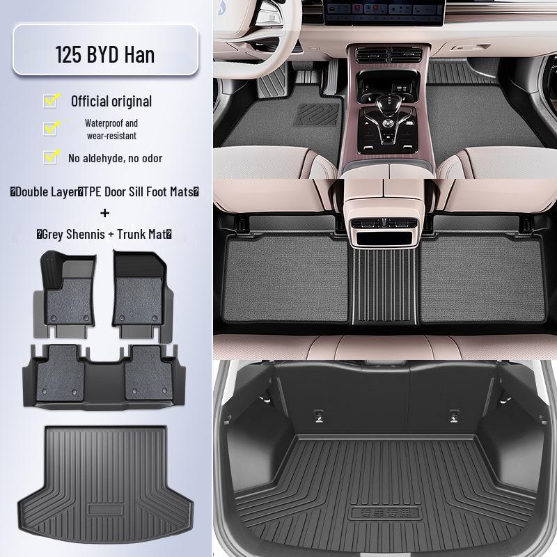 2025 BYD Han EV DMi Full-Coverage TPE Floor Mats