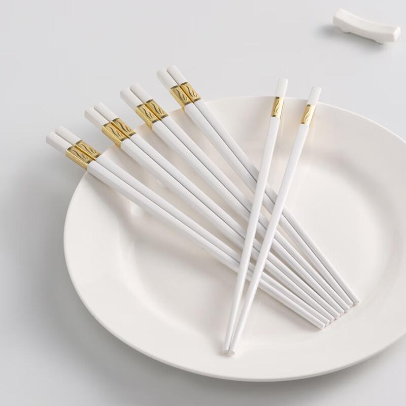 ZISIZ Golden Fortune Alloy Chopsticks
