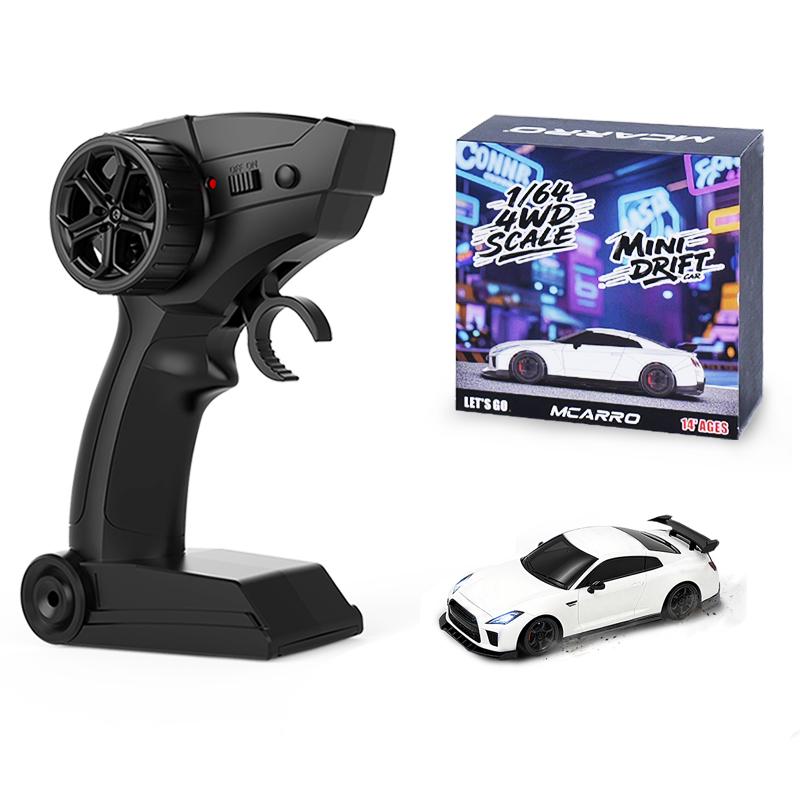 Rc Remote Control Car 1 64 Mini Four Wheel Drive High Speed Drift Racing Vehicle Model Desktop Ornament Gift For Friend