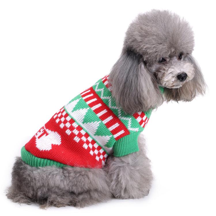 

Pet Snowflake Sweater: Cozy High Neck Knitwear for Cats & Dogs - Autumn/Winter Cold Protection, Halloween Costume XXL