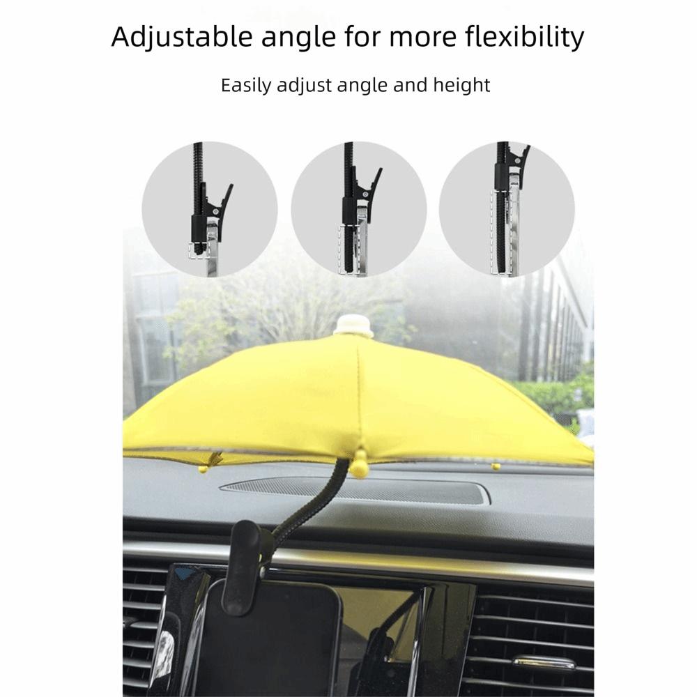 Proti oslnění Deštník na mobilní telefon s klipem Držák telefonu do auta Sluneční clona na telefon Použití pro mobilní telefon