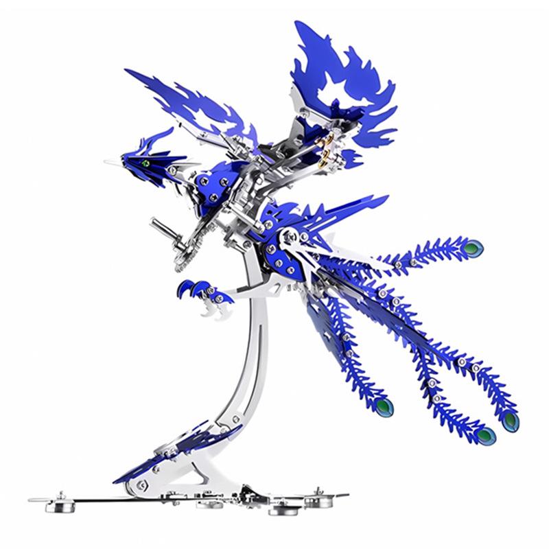 Bumblebee Phoenix Metal Flapping Wing Model Puzzle – High Difficulty Creative Gift Toy
