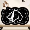 Small Fresh Black Technology Soft Diatom Mud Absorbent Mat Bathroom Non-slip Mat Bathroom Door Quick Dry Mat Bathroom
