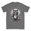 Raccoon Eating Instant Noodle Cup Funny Gifts For Women Unisex T Shirt Summer  Cotton T Shirts For Adult Pattern Tee Shirt Clothing