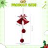 Christmas Bell Hanging Ornament Decorative Pendant Tree Decoration for Outdoor