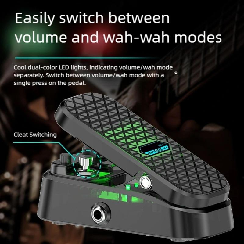Guitar Effects Processor Multiple Sound Modes ABS Texture Portable Foot Pedal Stage Ready Quick Adjustment Knobs