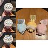 Giy Usaqi Winter Plush Doll With Faux Fur Collar For Kids Room Decor
