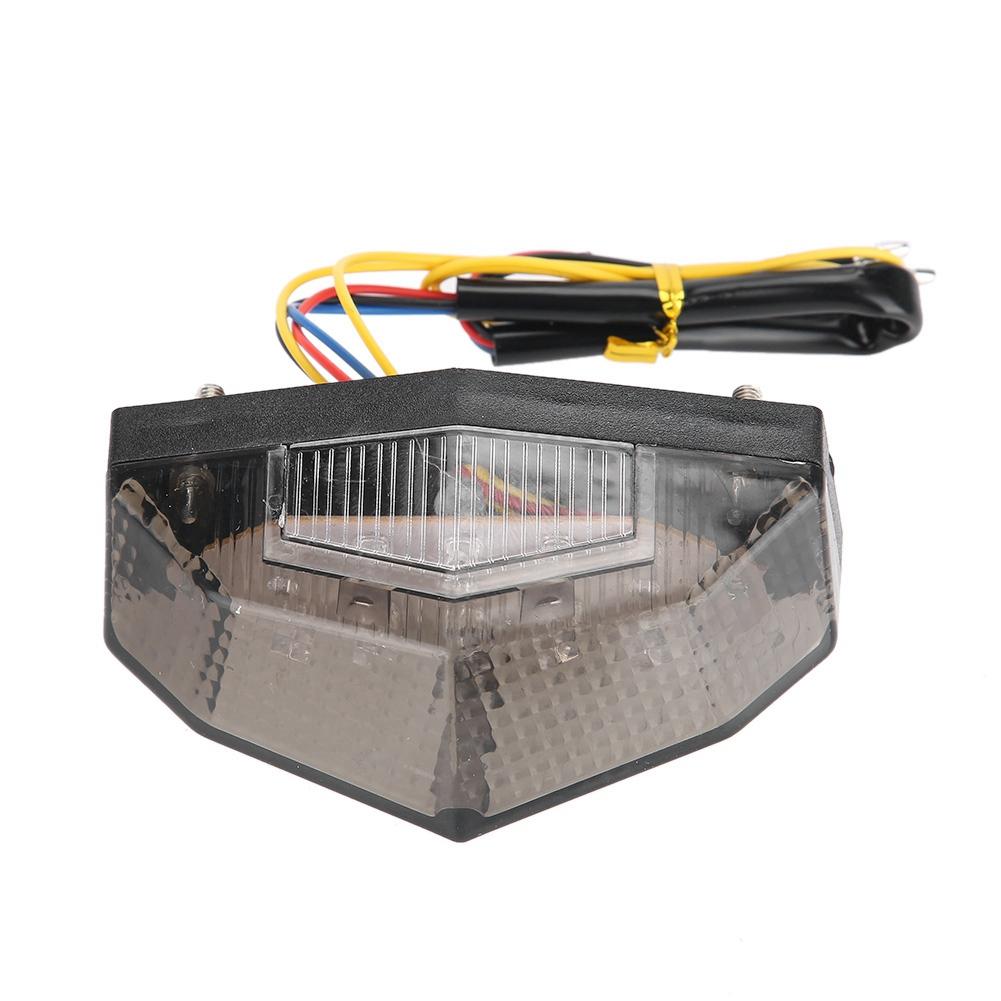 

Модифицированный светодиодный задний фонарь для мотоцикла, предупреждающий задний фонарь, задний фонарь с сигналом поворота тормоза