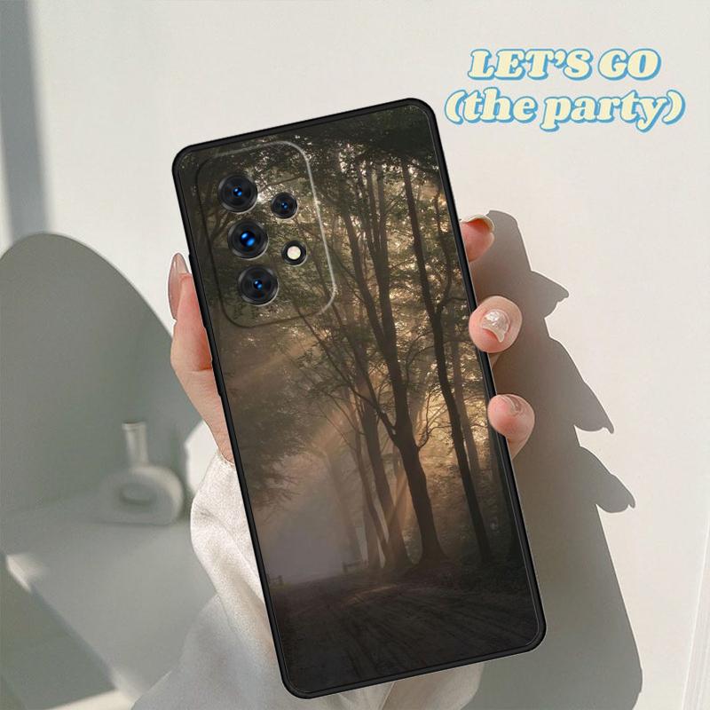 Beautiful Nature Forest Tree Case For Samsung Galaxy A42 A31 A40 A51 A71 A32 A80 A91 A52 A72 A73 A20e A50 A70 A11 A12 Cover