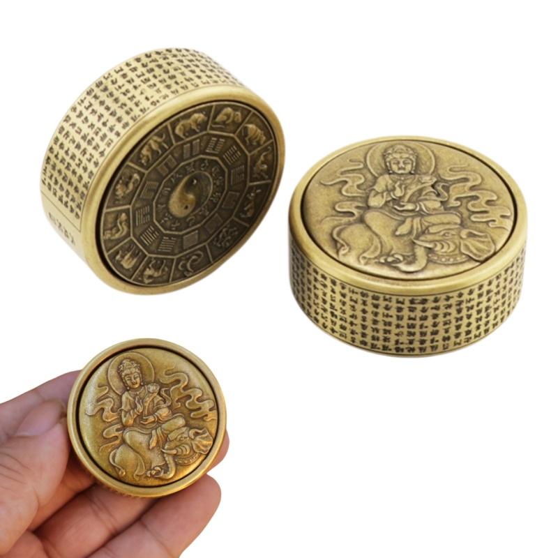 Metal Zen Buddha Gyroscope Fidget Spinner Adult Anxiety Relief Toy Children's Fingertip Gyroscope Ansiedad Alivio Del Estres