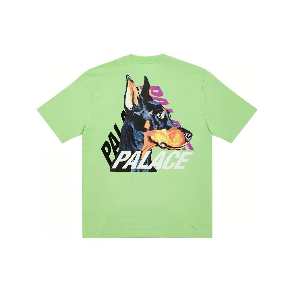 Palace P-3 K-9 Graphic T-Shirt SS22 Unisex Tops Pistachio P22TS170