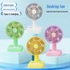 USB Rechargeable Mini Desk Fan - Portable for Dorms and Offices