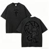 Fullmetal Alchemist Anime Lover Washed T-shirt Year round clothing high quality personality Clothes Plus Size Unisex New Model Couples tee