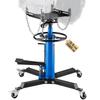 Transmission Jack,0.5 Ton/1100 Lbs Capacity Hydraulic Telescopic Transmission Jack, 2-Stage Floor Jack Stand with Foot Pedal
