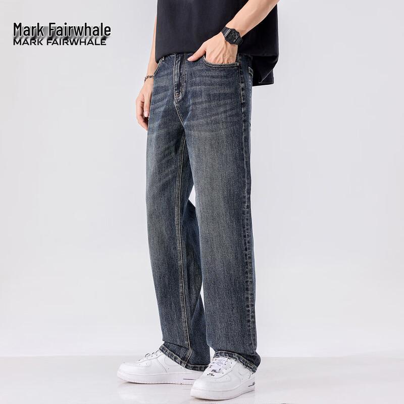 

Мужские джинсы Mark Fairwhale в стиле ретро, свободного прямого кроя 38