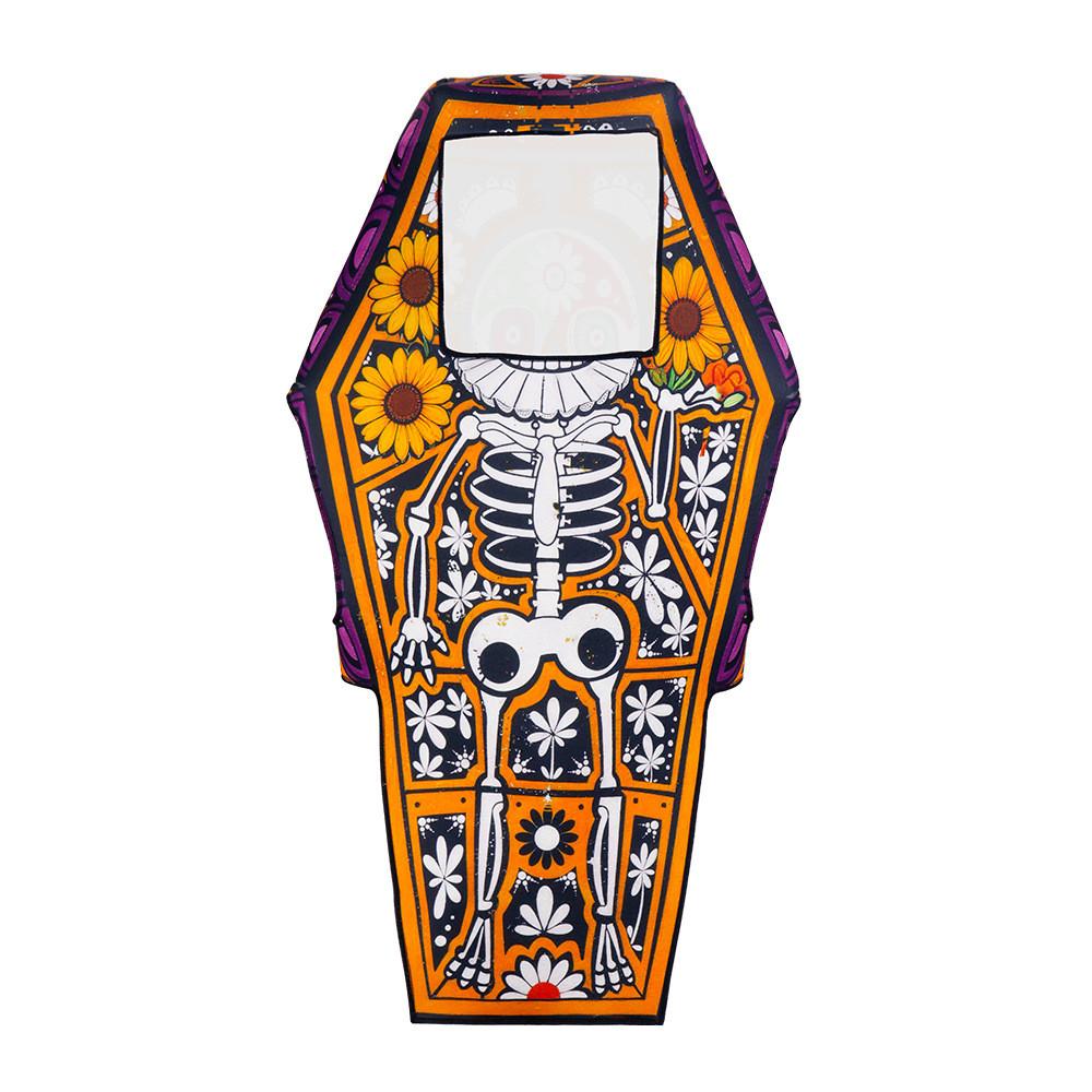 Halloween Party Costume For Adults And Teens Spooky Skeleton Coffin Cosplay Stage Outfit