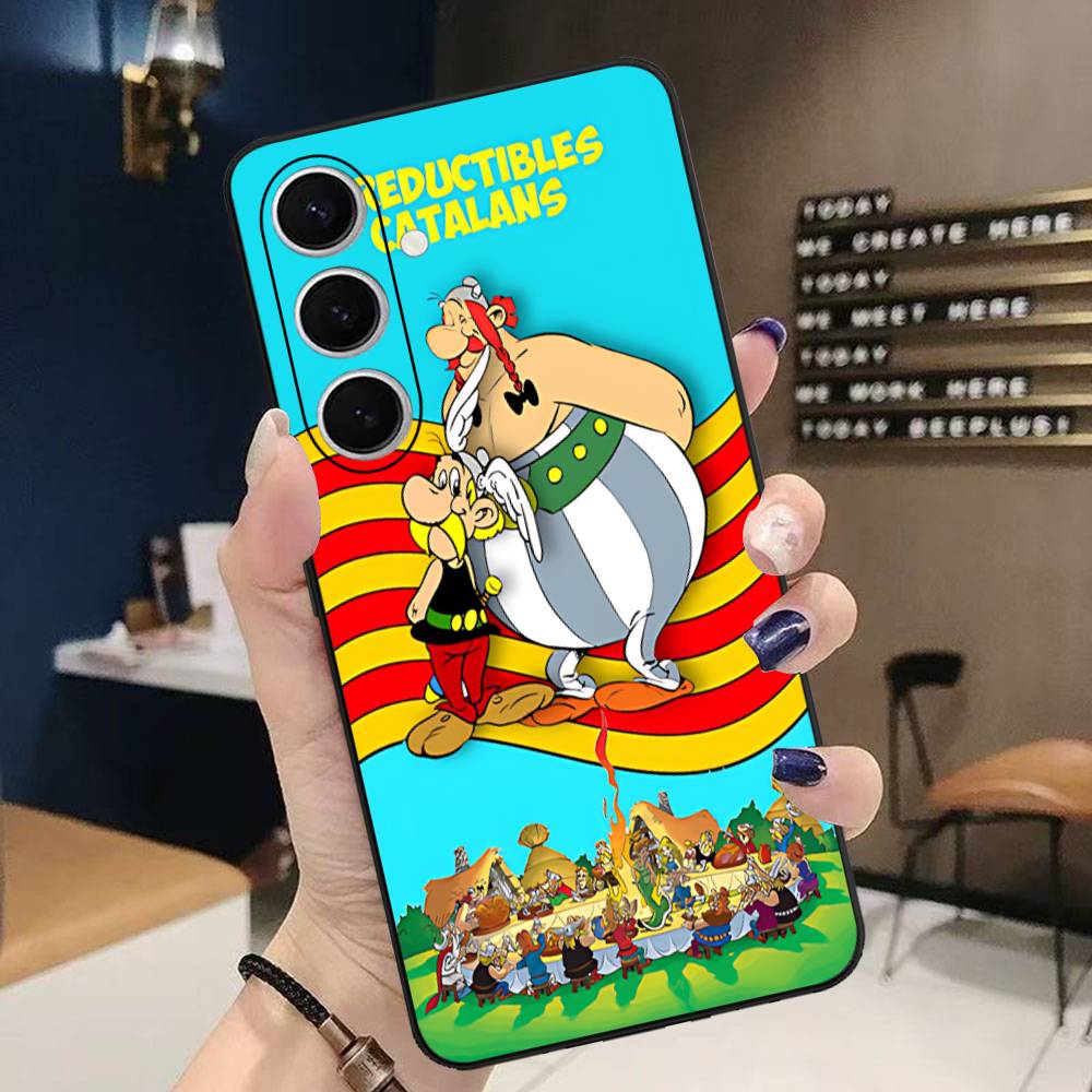 

A-Asterix O-Obelix Phone Case For Samsung S 24 Fe 25 Ultra Plus 20 Lite 21 30 22 23 24 22 Ultra 5G Fundas Samsung S24 ULTRA