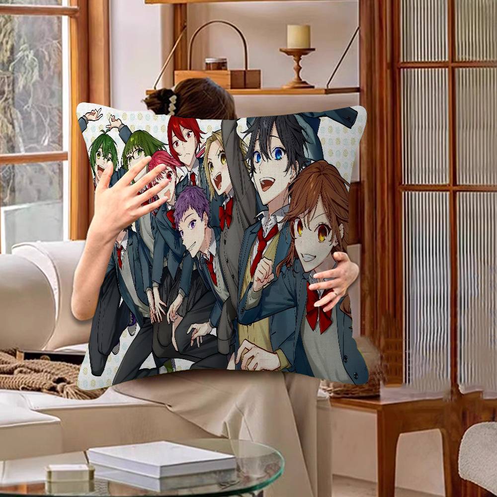 Аниме Хоримия Подушка Чехол для Подушки Наволочка Гостиная Диван Домашний Декор Индивидуальный 30cmx30cm