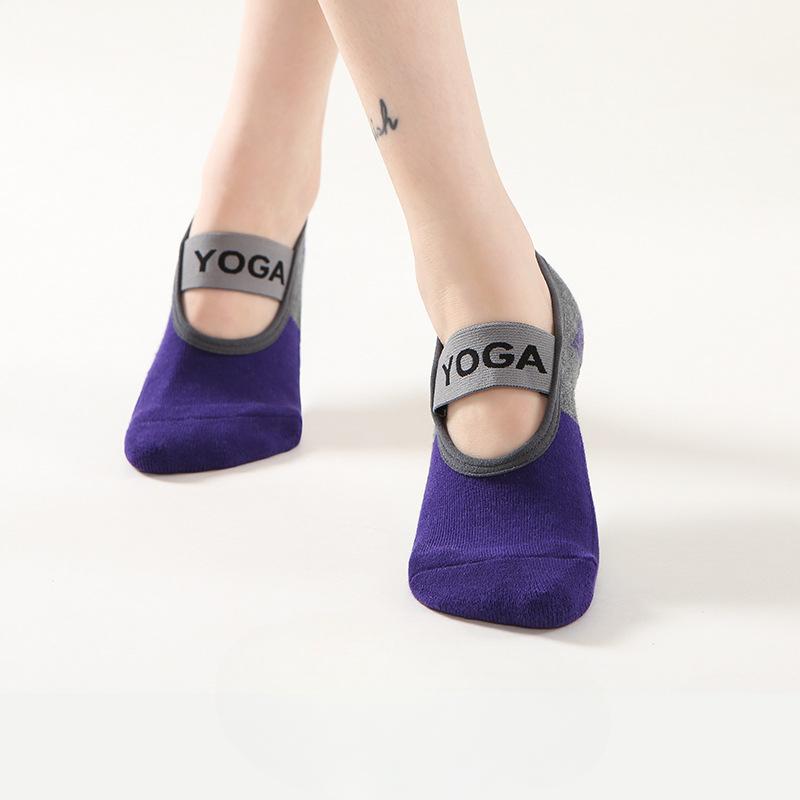 Women's Spring and Summer Yoga Pilates Dance Sports Non Slip Anti Fall Ballet Style Binding Socks