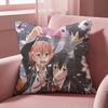 My Teen Romantic Comedy SNAFU Cushion Cover Multi-Scene Pillow Cover for Home & Car - Reversible, Soft & Durable for Daily Use
