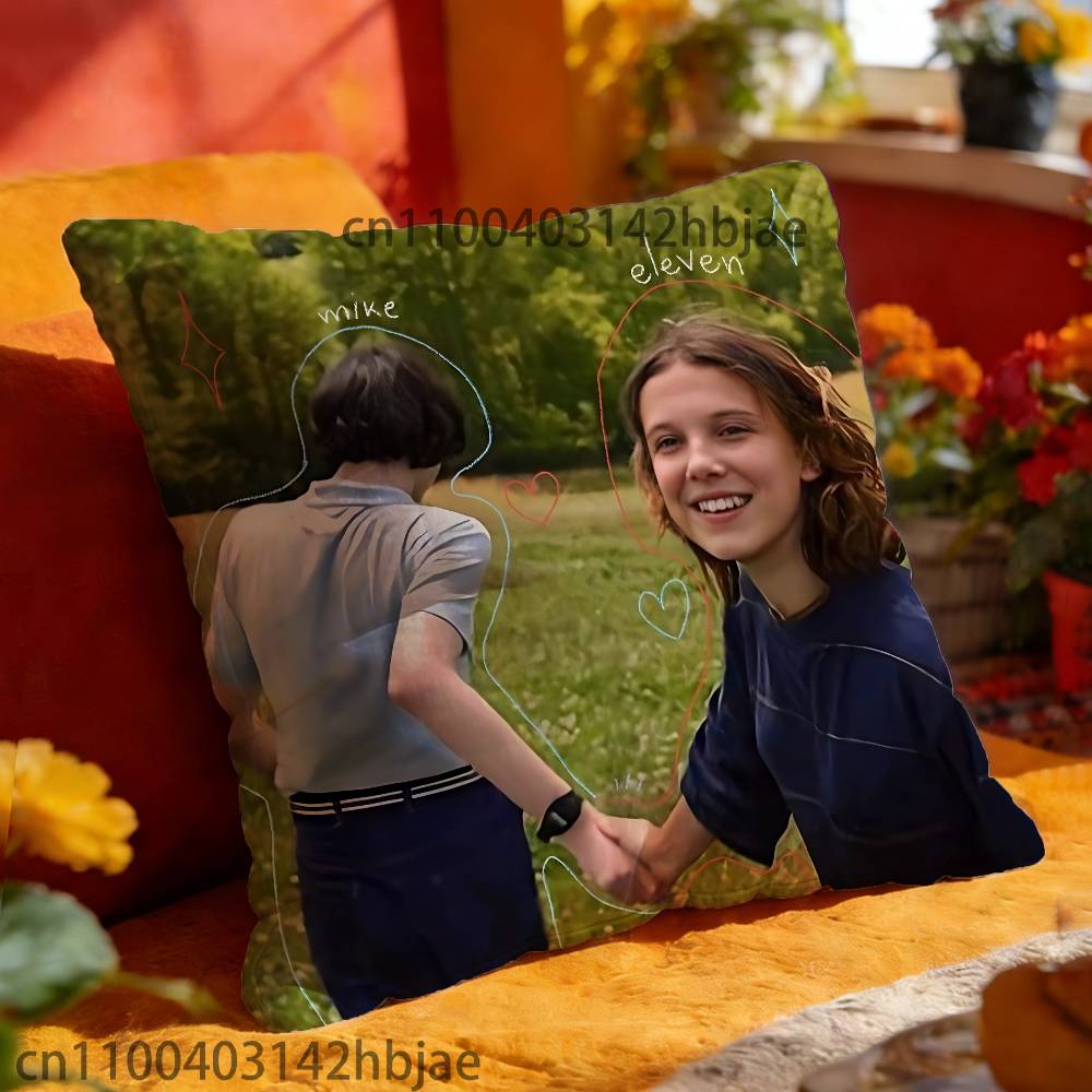 

Mileven E-Eleven Mike Pillowcases Bedroom Living Room Sofa Home Decor Polyester Cushion Cover with Zipper 30cmx30cm