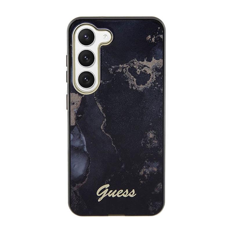 Guess Golden Marble Collection - Etui Samsung Galaxy S23+ (Czarny)