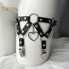 Women Harness Garter Leg Ring Rivet Fake Spider Decor Faux Leather Adjustable Punk Gothic Thigh Ring Cosplay Honeymoon Seductive Garter Belt Non-Slip