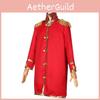 Red Captain Cosplay Costume With Cape For Men Anime Cosplay Suit Polyester Material